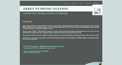 Desktop Screenshot of abbeypumpingstation.org